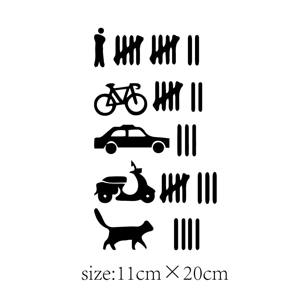 Xy Vinyl Sticker Decals Rear Windshield Body Motorbike Motorcross