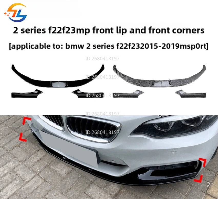 For BMW 2 Series BMW F22 F23 2015-2019 Mp Front Lip Shovel