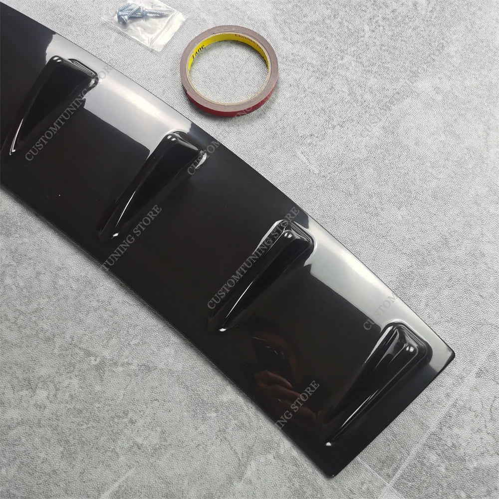 For BMW E90 E91 3 Series Rear Bumper Diffuser Side Splitter 316D