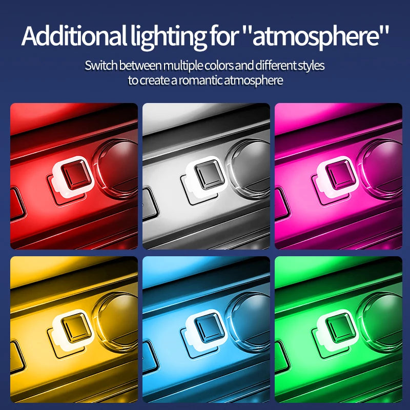 Ambient Lighting Interior MINI USB Atmosphere Plug Play Portable