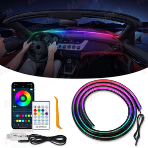 150CM Ambient Strip Acrylic Hidden Dashboard Front Windshield
