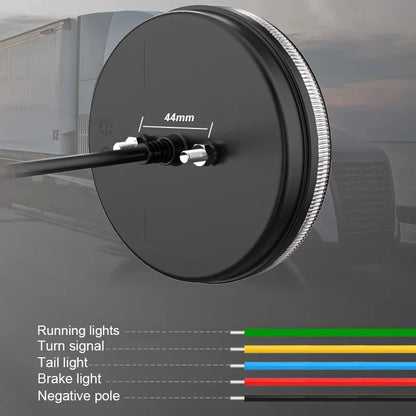Truck Round Tail Drl Rear Brake Dynamic Turn Signal
