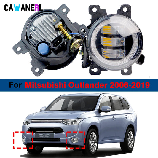 For Mitsubishi Outlander 2006-2019 X 30W H11 Angel Eye Fog