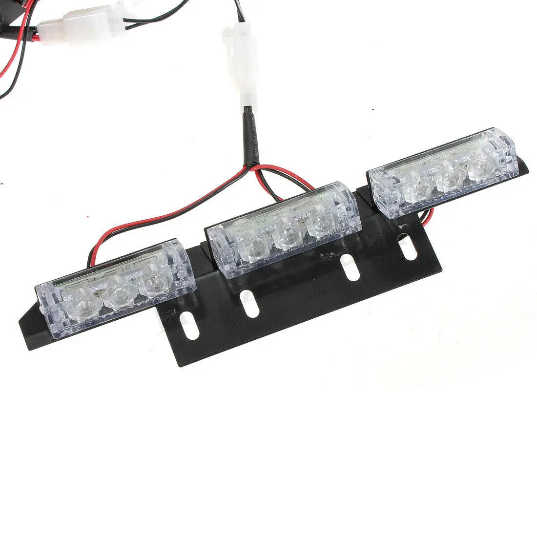 54-leds Flashing Dash Visor Emergency Warning 1-in-6 Front Bumper
