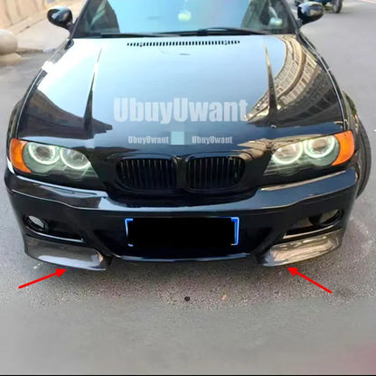 For BMW E46 1999-2006 2001 M3 Front Bumper Splitters Diffuser