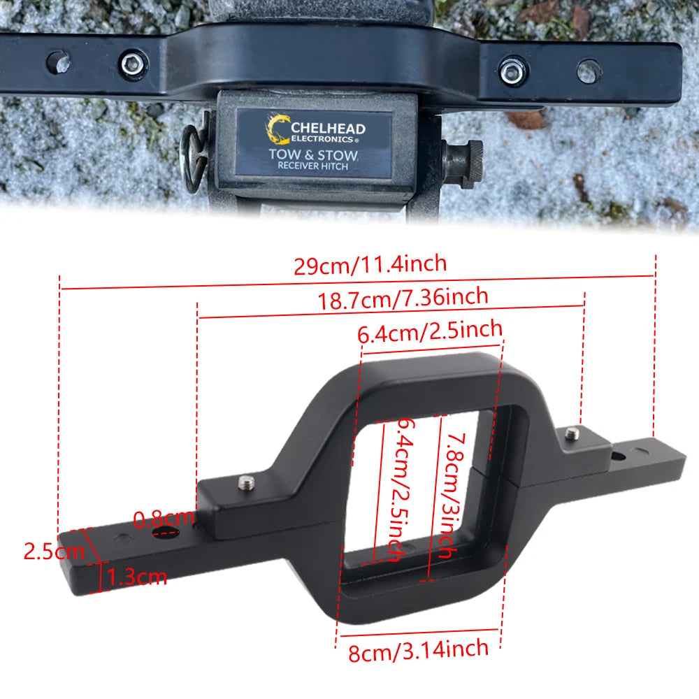 2.5 Inch Towing Hitch Mount Brackets Bar Pods Work