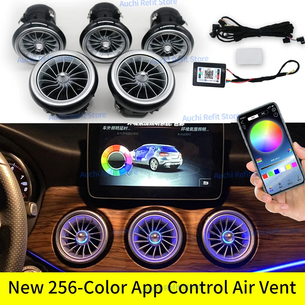 For Mercedes Benz W176 W117 X156 256 Color Vents W246 Cla Gla A