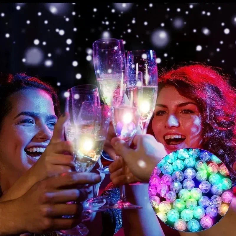 100 10PCS Luminous Tumbler Ball MINI Balloon Colorful Flashing
