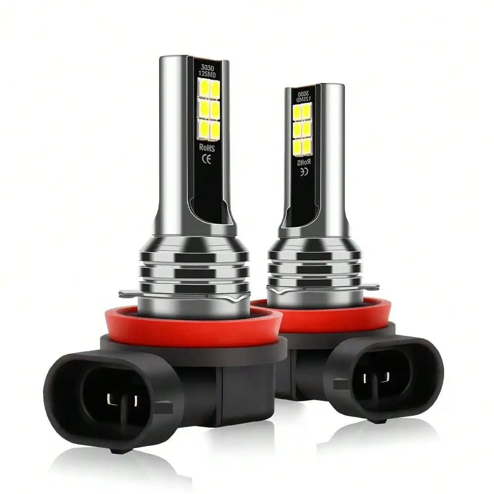 2PCS 9005 9006 H11 Fog Bulbs 6000K Cool White