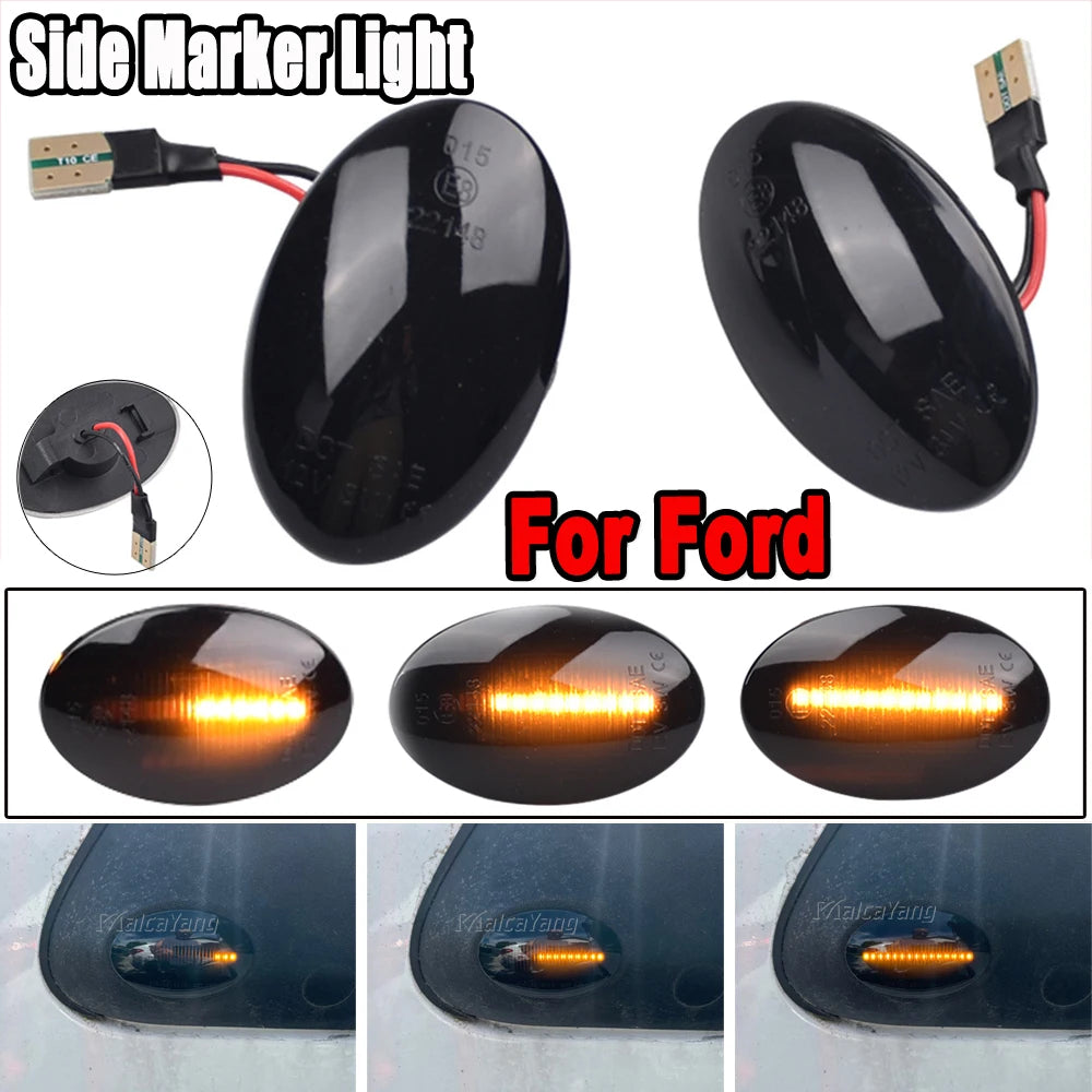 For Ford Fiesta Iii Iv MK3 Sequential Dynamic Turn Signal Side