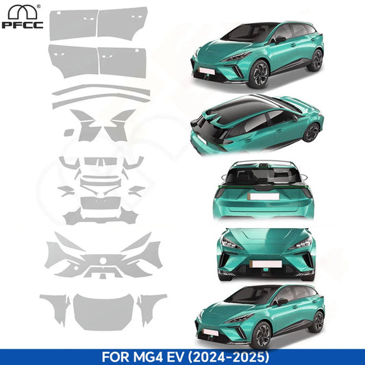 For MG4 Ev 2024 2025 Tpu Paint Protection Film pre-cut Ppf Body