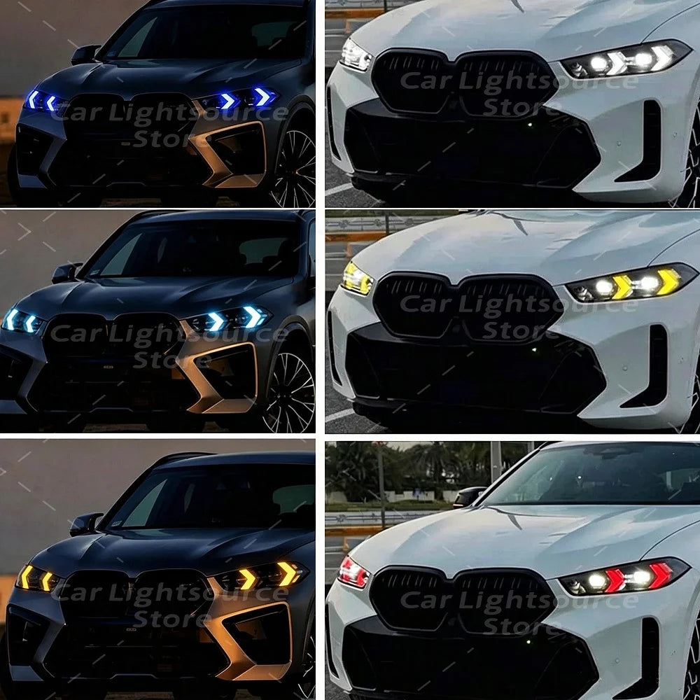 For BMW G05 G06 Lci X5 Yellow Drl Modules X6 F86 F95 30IX 30D