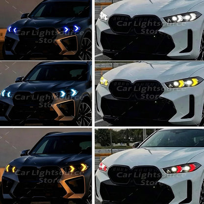 For BMW G05 G06 Lci X5 Yellow Drl Modules X6 F86 F95 30IX 30D