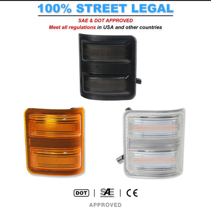 For Ford F-250 F-350 F-450 F-550 2PCS Ijdm Super Duty 2008-2016