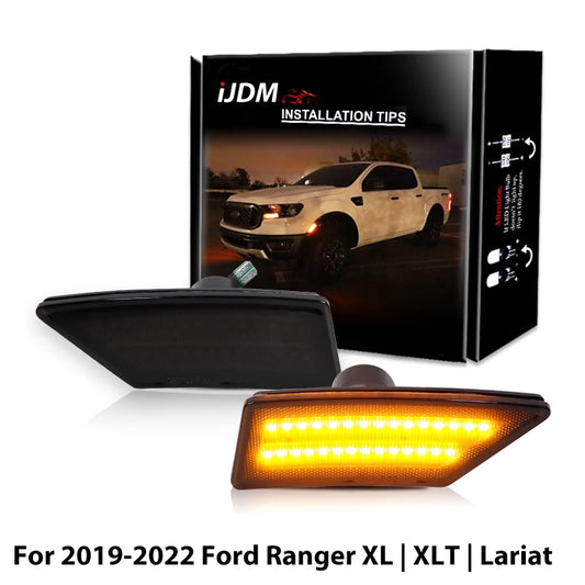 For 2019-2022 Ford Ranger Xl Xlt 2PCS Lariat Side Marker