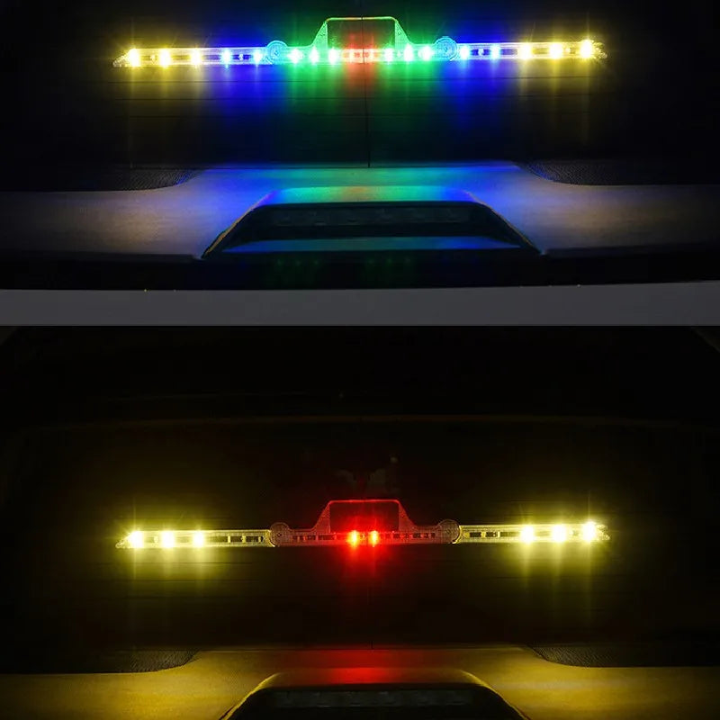 Solar Visor Strobe Flashing Interior Windshield Triangle Frame