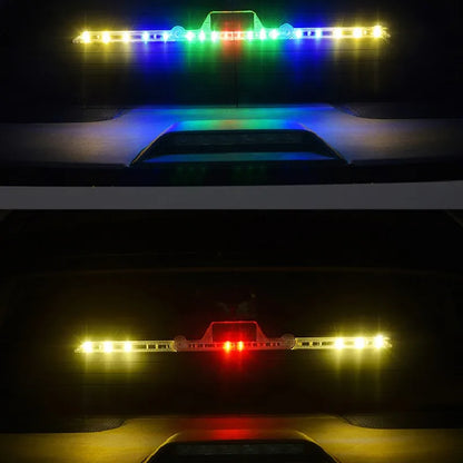 Solar Visor Strobe Flashing Interior Windshield Triangle Frame