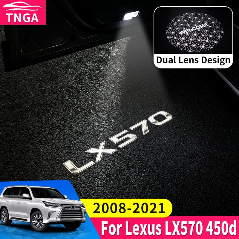 For Lexus LX570 2008-2021 2009 2010 2011 Door Welcome Logo