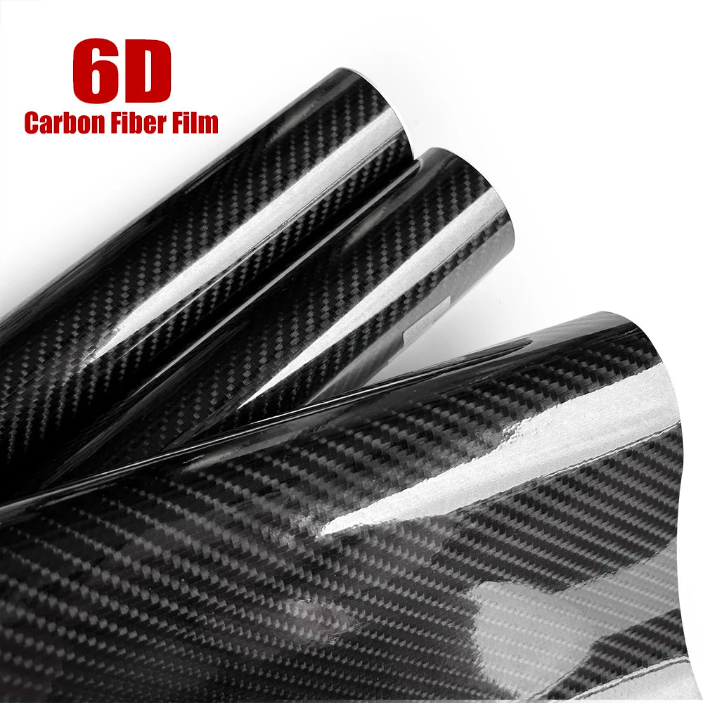 For Laptop Phone Case Motorcycle 6D Carbon Fiber Vinyl Foil Film