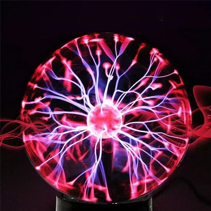8inch Novelty Magic Crystal Plasma Ball Touch Night Kid