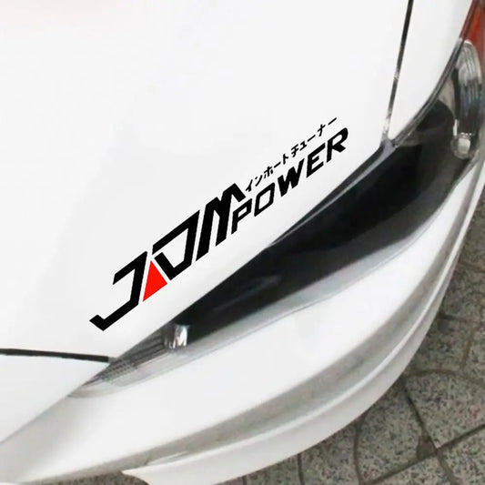 For Jdm Bumper Door Rear Eyebrow Sticker Letters Decal Traceless