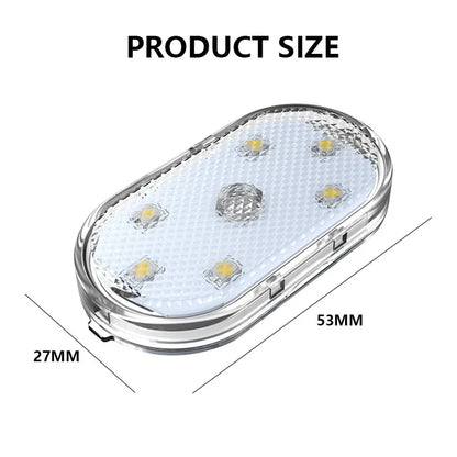 4PCS Touch MINI Interior Lighting USB Rechargeable Roof Ceiling