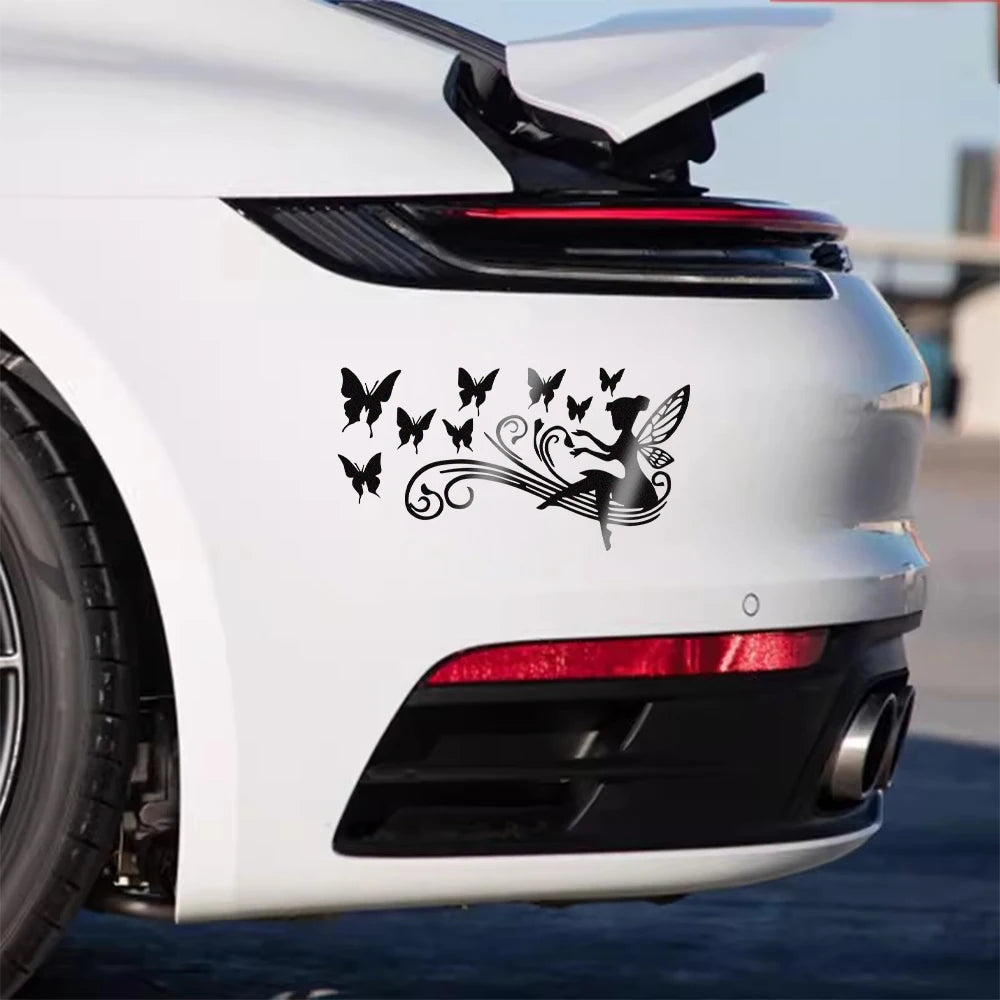 Vinyl Butterfly Fairy Pattern Body Decal Sticker Cars Suvs