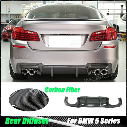 For BMW 5 Series F10 M5 Sedan 2012-2017 Carbon Fiber Rear
