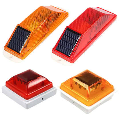 Rechargeable Solar Strobe Warning Night Driving Traffic Safety