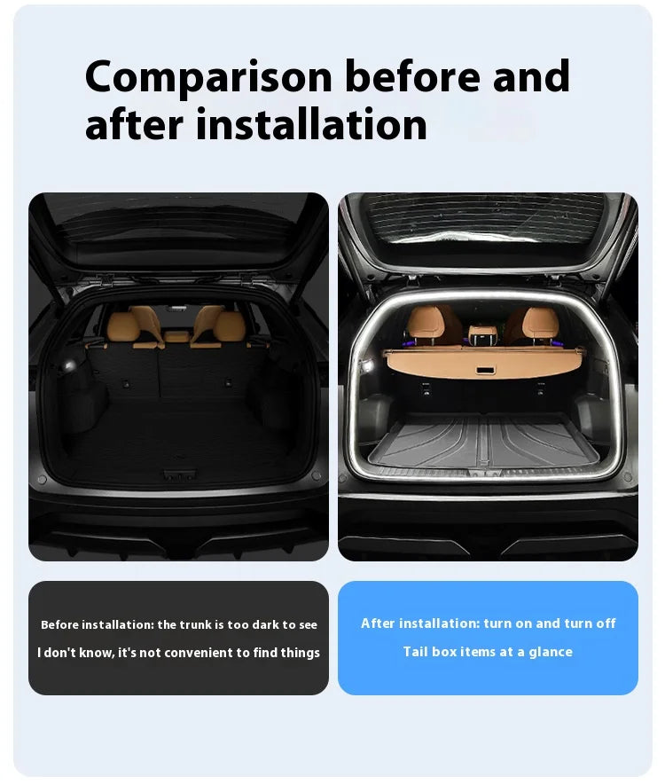For Lexus Rx Auto Interior Accessory Rear Trunk Bar Strips