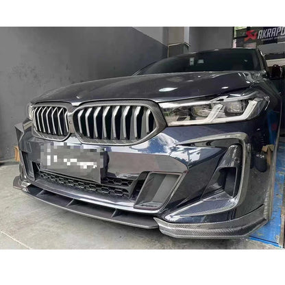 For BMW 6 Series Gt G32 6GT 2021 Carbon Fiber Front Lip Bumper