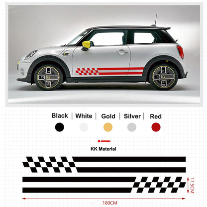 For MINI Cooper ClubmanF54 F55 F60 Door Side Body Waist Skirt