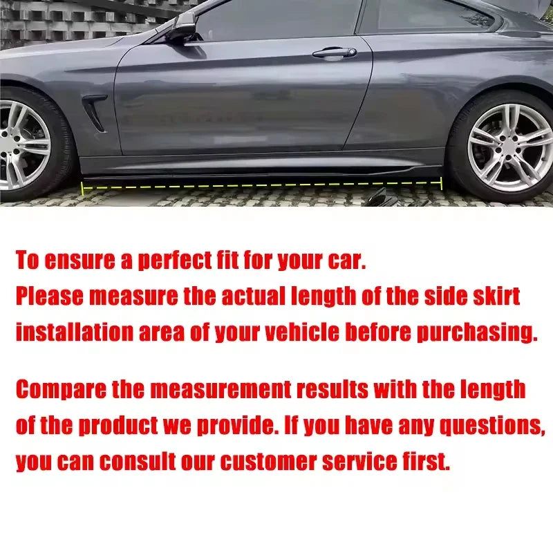 For BMW X3 X4 G01 G02 M Sport 2018-2024 Side Skirts Extension
