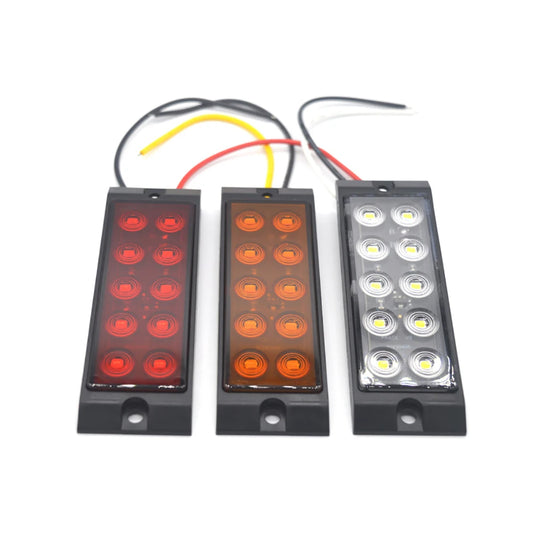 10LED Signal Warning Trailer Truck Side Marker Lamps Rear