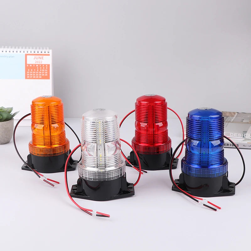 For Forklift 10-80v Power Emergency Warning Flash Strobe Beacon