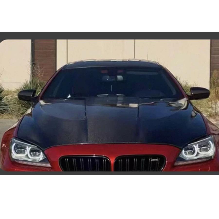 For BMW 6 Series M6 F06 F12 F13 Carbon Fiber Hood Engine Cover