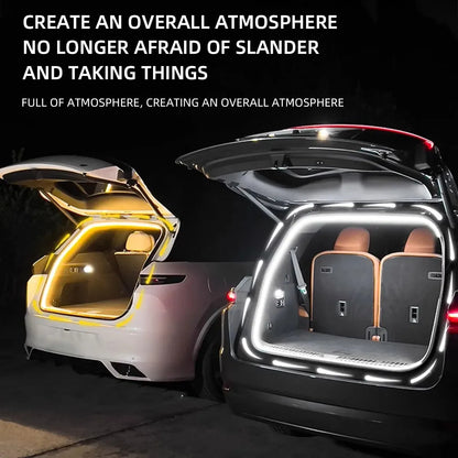 4M Trunk Luggage Start Scan Flowing Induction Dynamic Tail