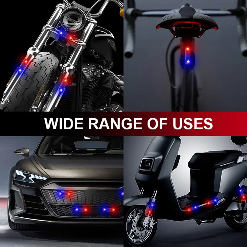 1PC Solar Powered Warning anti-theft Alarm Flashing Indicator