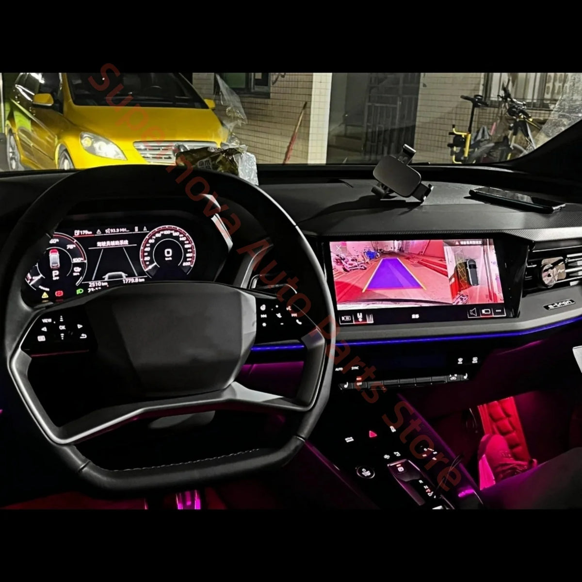 For Audi Q5 E-Tron 2022-2024 Ambient Interior Lighting Upgrade