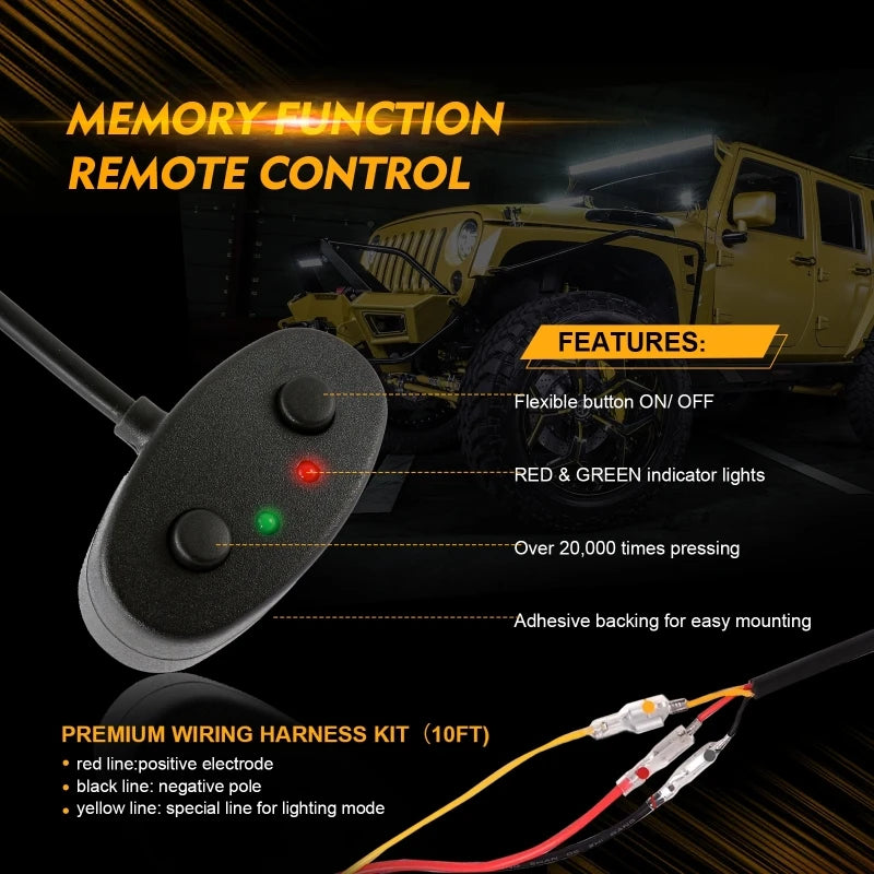 Auxbeam Inch Pods Spot Beam Flush Mount Work Wiring