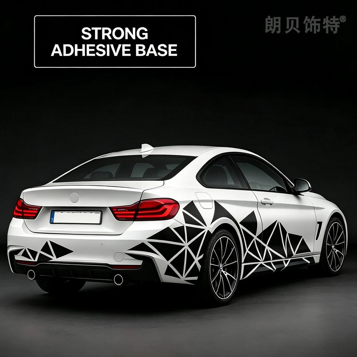 For Auto Body Exterior Decor Stickers Films Triangle Geometric