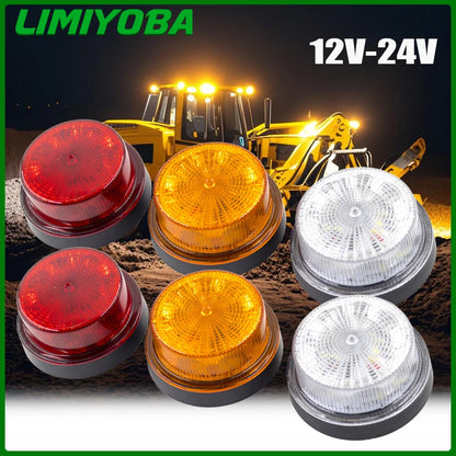 2PCS 12V 24V Modes 12 Warning Emergency Strobe Flashing