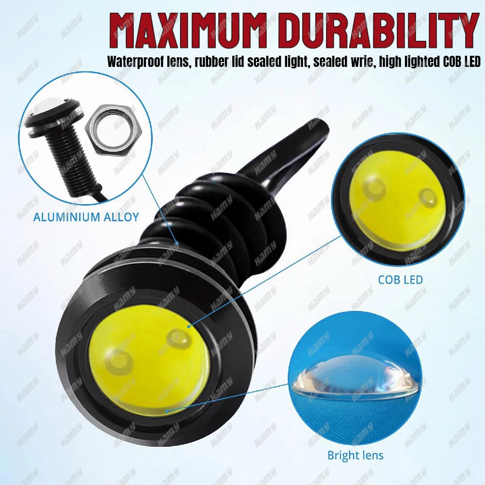 Cob 18MM 12V Eagle Eye Drl Fog Daytime Running