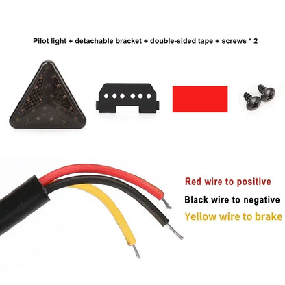 F1 Brake Pilot Sporty Rear Tail Flash Warning Reverse