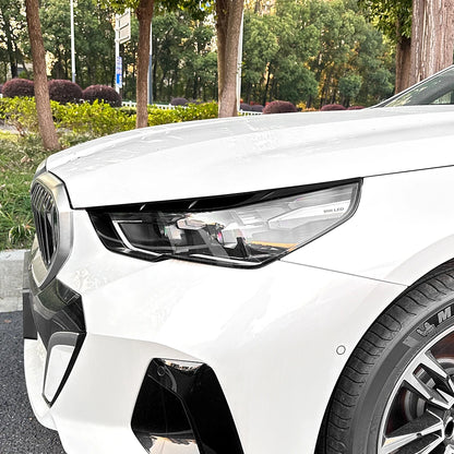 For BMW 5 Series I5 G60 2PCS Headlight Eyelids Head Eyebrow