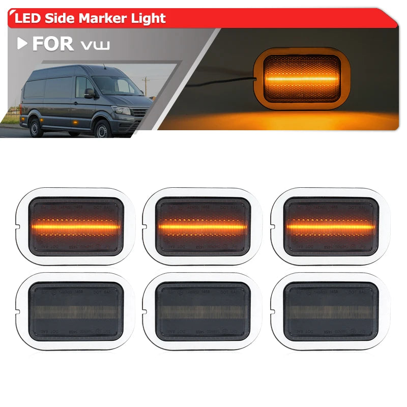 For 2017-2025 VW Crafter Sy Sz Smoked Man Tge 2019-2024