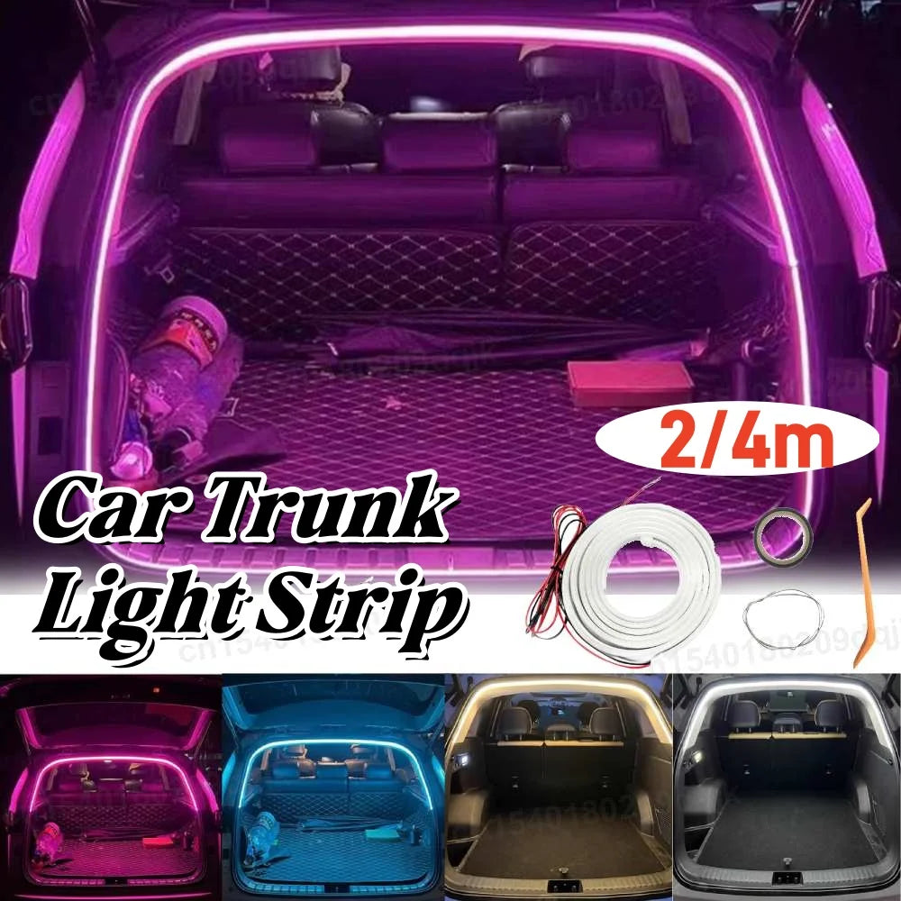 For Vehicle Decor Flexible Silicone Strip SUV Trunk Soft Rubber