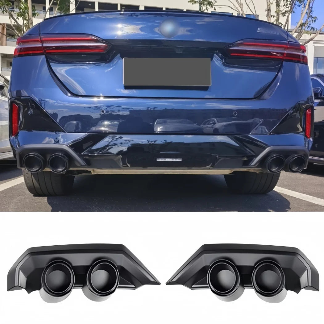 For BMW 5 Series I5 G60 Rear Bumper Diffuser Black Warrior