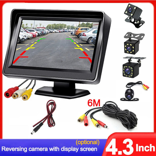 Easy Installation 4.3inch Or Rear View Camera Monitor Screen