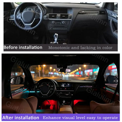 For BMW X3 X4 F25 F26 Gialulimn Ambient 2012-2017 Interior Trim